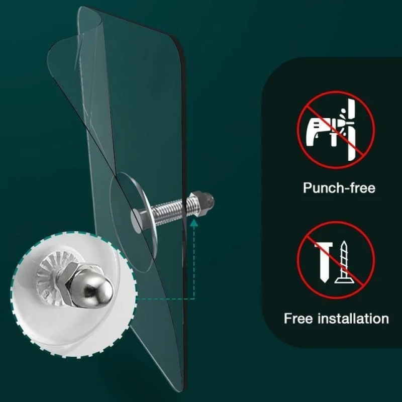 Self-Adhesive Screw Wall Hooks – Pack of 10