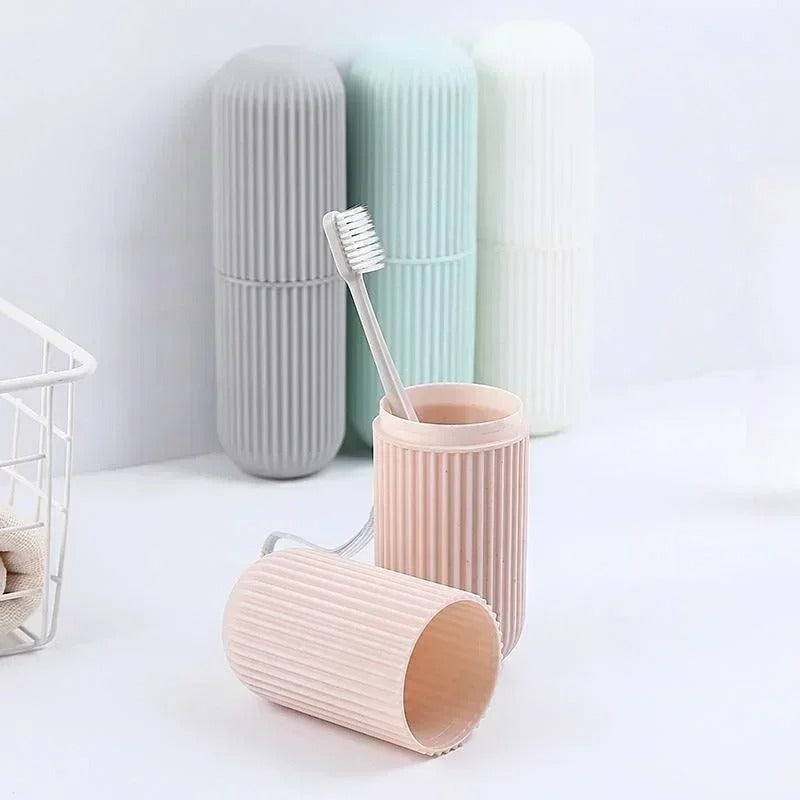 Portable Toothbrush Kit Case - Travel Camping Storage Box _ Toothbrush Holder