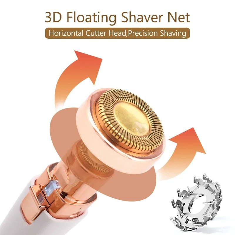 Eyebrow shaping & Upper-Lip Hair Removal Machine - 2 in 1 Function Eyebrow And Upper Lips Trimmer