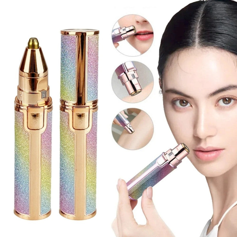 Eyebrow shaping & Upper-Lip Hair Removal Machine - 2 in 1 Function Eyebrow And Upper Lips Trimmer