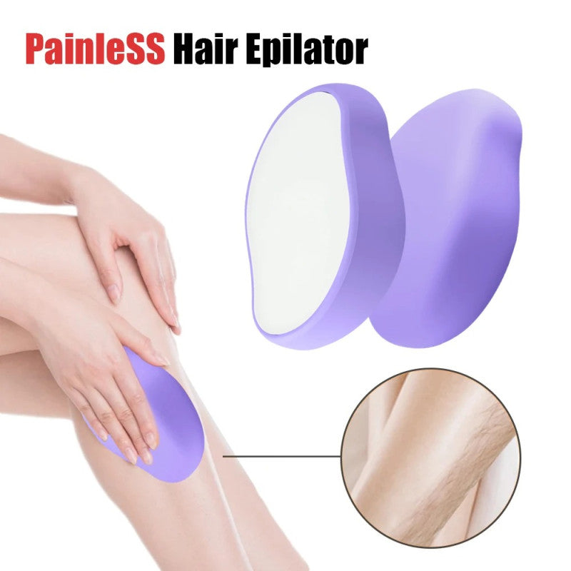 Portable Painless Crystal Hair Removal Tool For Both Men & Women, Multifunctional Eraser For Hair