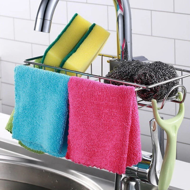 Kitchen Sink Sponge Holder – Space-Saving Sink Organizer