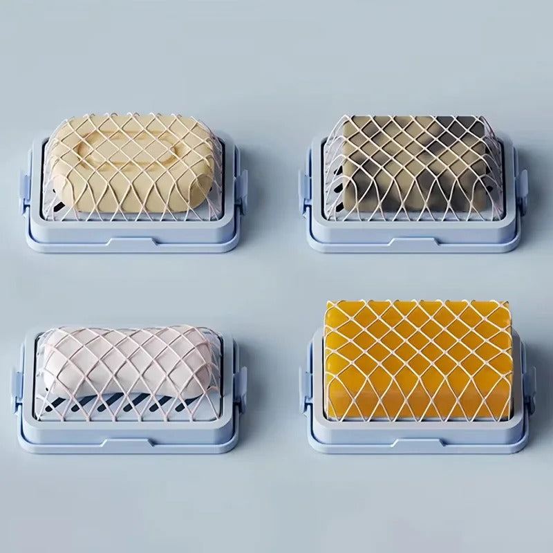 High Elasticity Mesh Soap Foaming Box Multi-Purpose Soap Holder
