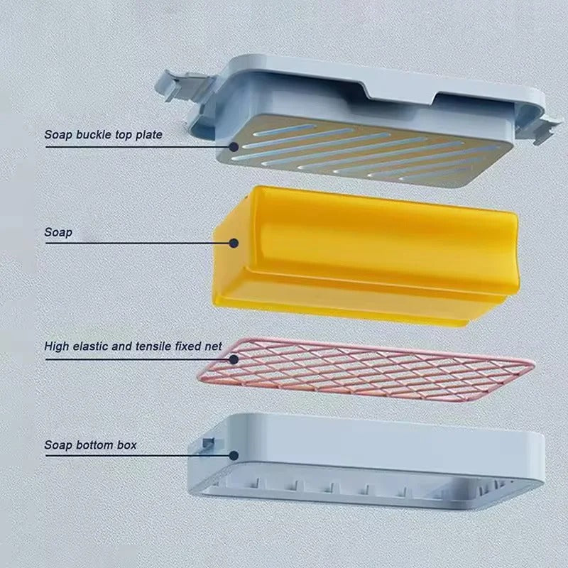 High Elasticity Mesh Soap Foaming Box Multi-Purpose Soap Holder