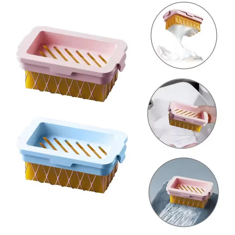 High Elasticity Mesh Soap Foaming Box Multi-Purpose Soap Holder