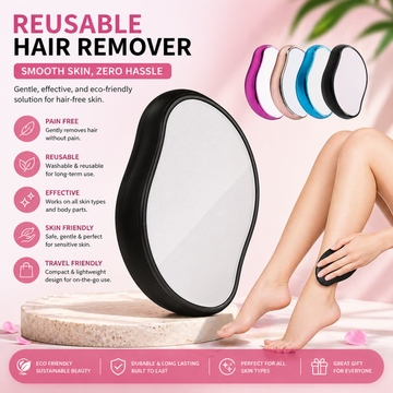 Portable Painless Crystal Hair Removal Tool For Both Men & Women, Multifunctional Eraser For Hair