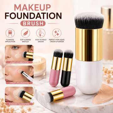 Facial Flat Cream Makeup Brushes Kabuki Foundation Brush on Face Makeup Blending Brush