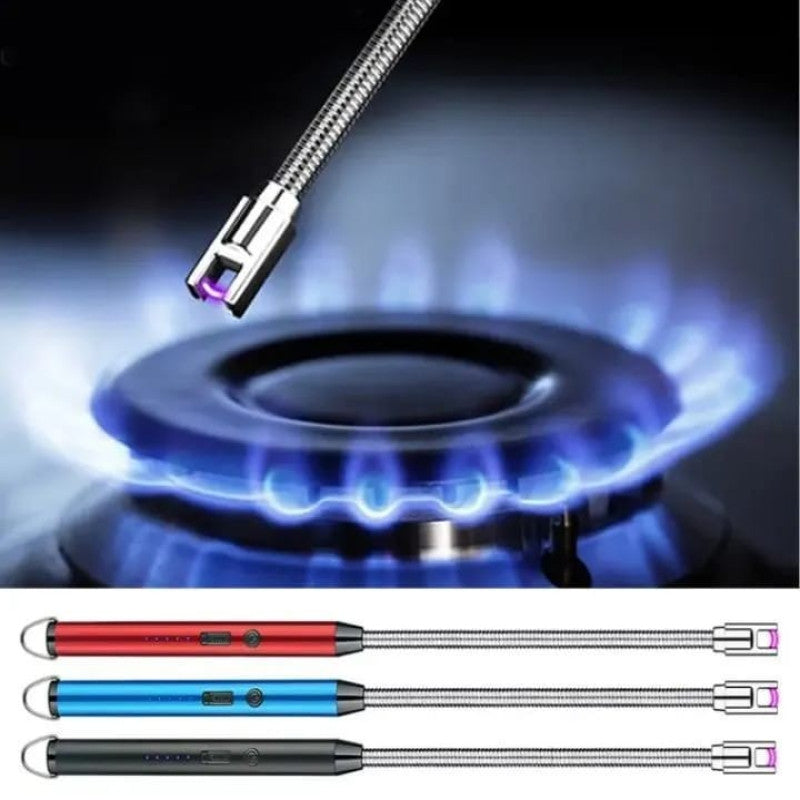USB ARC Rechargeable Keychain Lighter With Card Packing And Type-C Charging Each (Mix/Random colour)