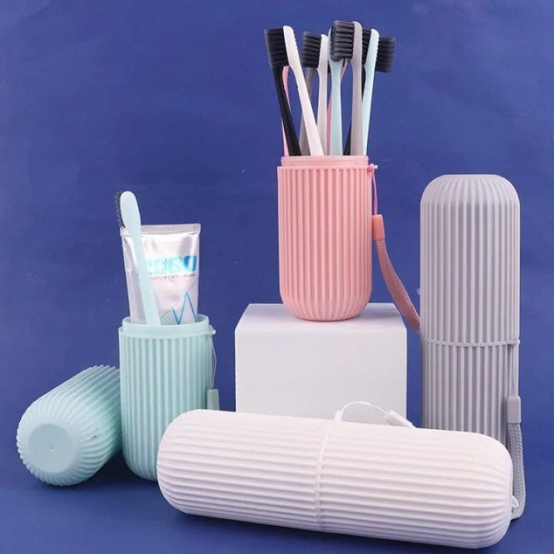 Portable Toothbrush Kit Case - Travel Camping Storage Box _ Toothbrush Holder