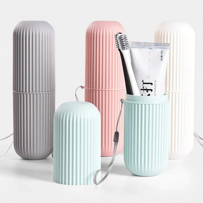 Portable Toothbrush Kit Case - Travel Camping Storage Box _ Toothbrush Holder