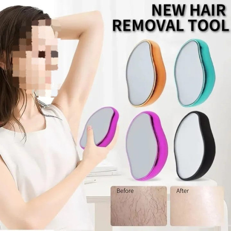 Portable Painless Crystal Hair Removal Tool For Both Men & Women, Multifunctional Eraser For Hair