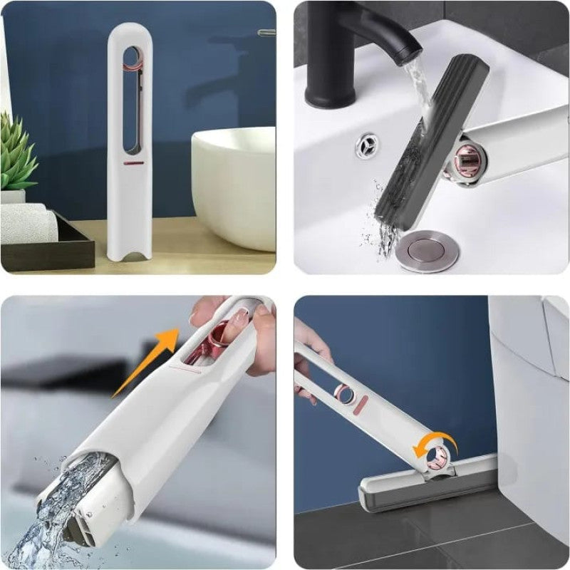 Mini Self Squeeze Folding Mop - Car Cleaning Mop - Mini Mop Cleaner for Kitchen Floor Cleaner