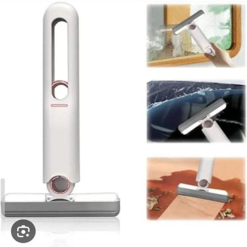 Mini Self Squeeze Folding Mop - Car Cleaning Mop - Mini Mop Cleaner for Kitchen Floor Cleaner