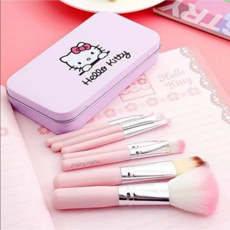 Cute Hello 7pcs Professional Makeup Foundation Powder Eye shadow Brushes Set