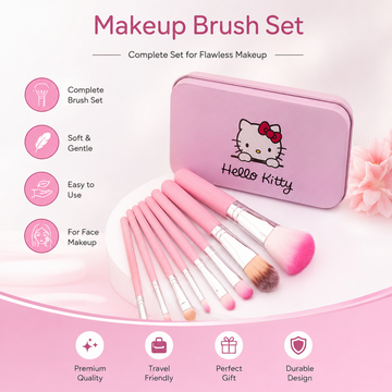 Cute Hello 7pcs Professional Makeup Foundation Powder Eye shadow Brushes Set