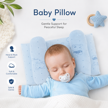Adjustable Baby Head Shaping Pillow for Newborns - Anti Flat Head Support Cushion