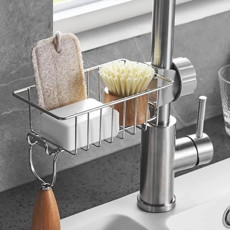 Kitchen Sink Sponge Holder – Space-Saving Sink Organizer