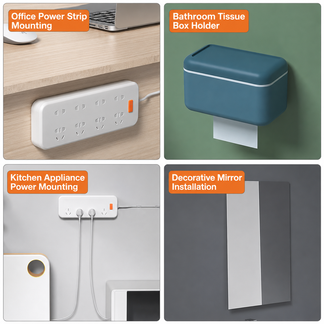 Double sided adhesive wall hook ( pack of 10 )