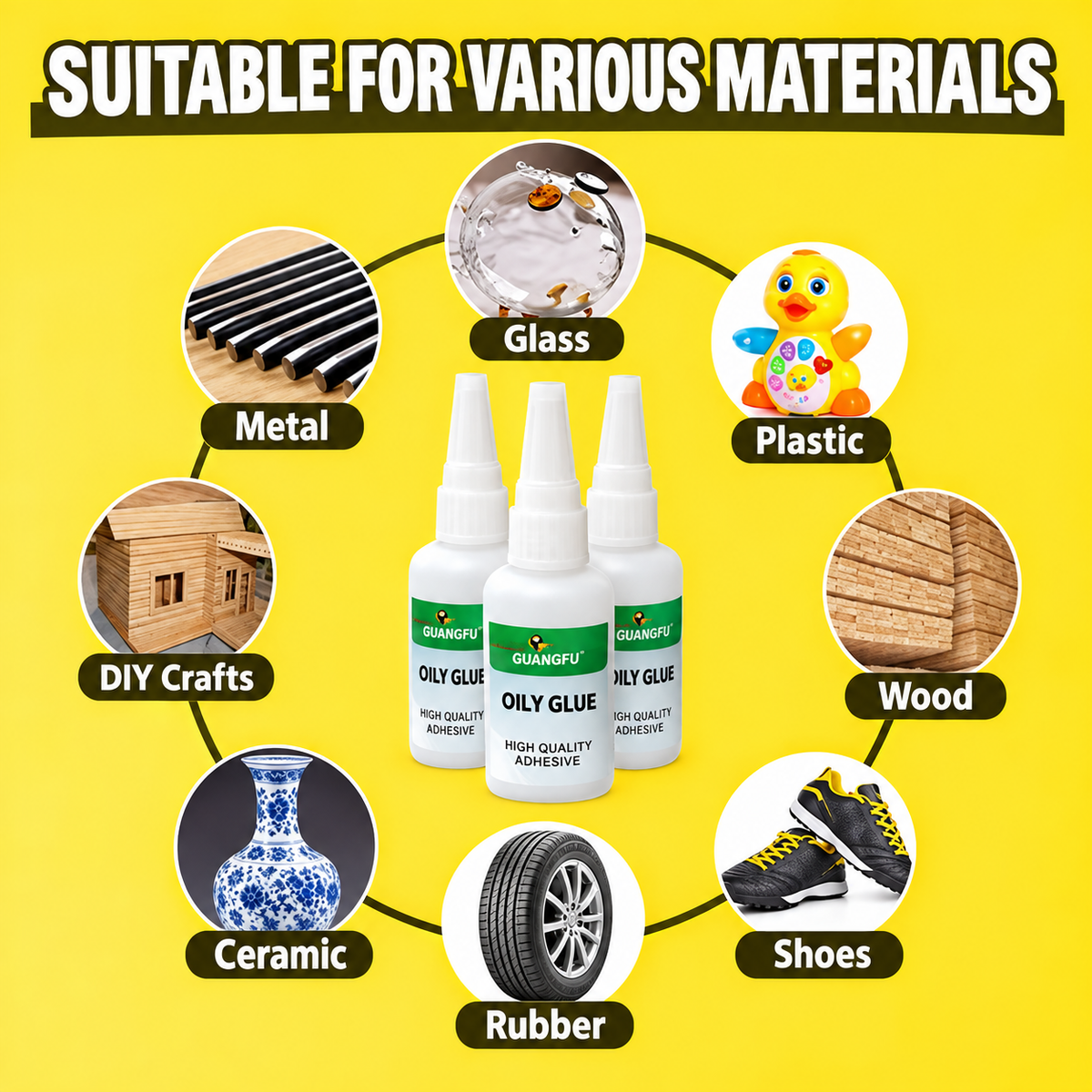 Strong Super Glue Multi-Purpose Adhesive Welding Glue Chinese Elfie | Strong Adhesive on Shoes, Wood, Metal, Ceramic, Glass  and Plastic