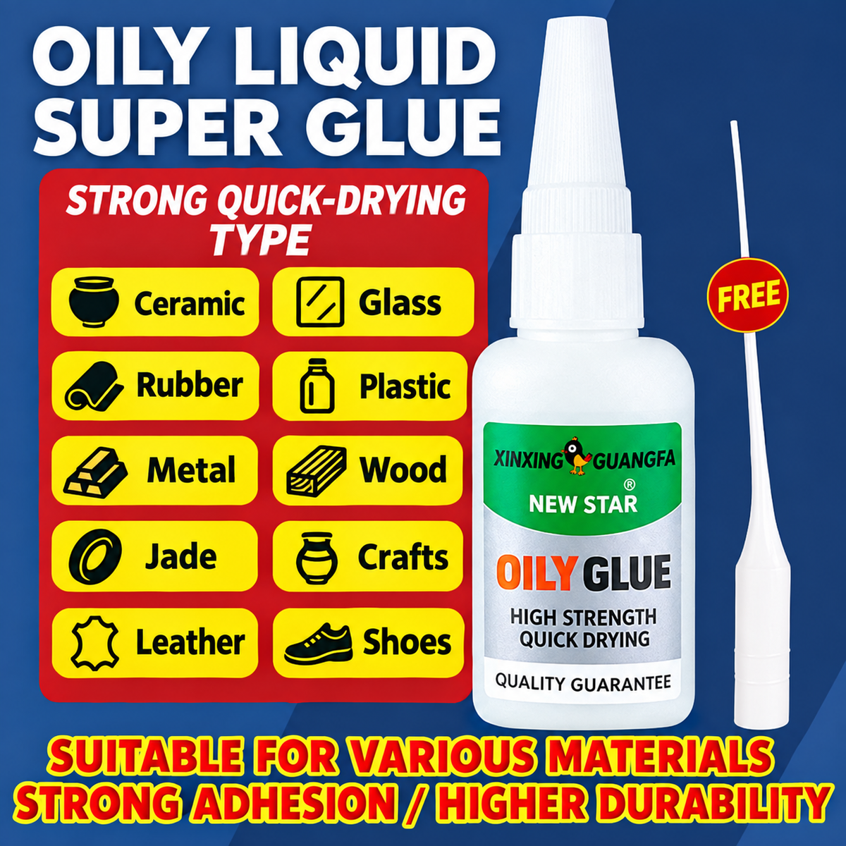 Strong Super Glue Multi-Purpose Adhesive Welding Glue Chinese Elfie | Strong Adhesive on Shoes, Wood, Metal, Ceramic, Glass  and Plastic