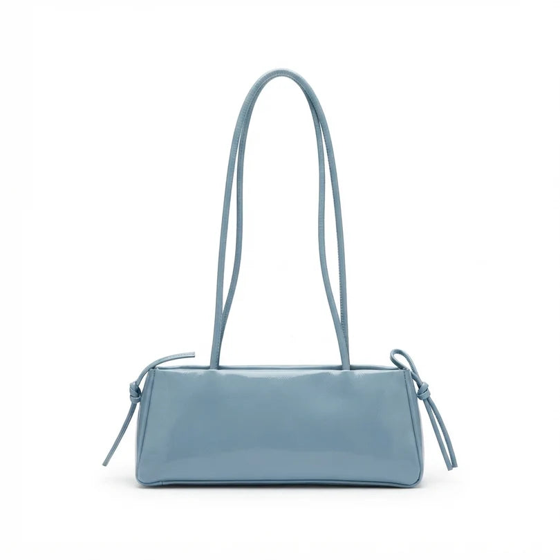 Elongated Strap Bow Bag for Women - Stylish Handbag with Bow Design & Long Strap