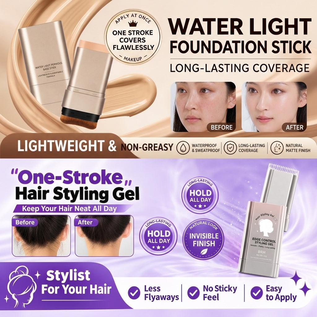 Combo Deal One Piece Korean Waterproof Glow Stick Foundation & One Piece Korean Waterproof Glow Stick Foundation