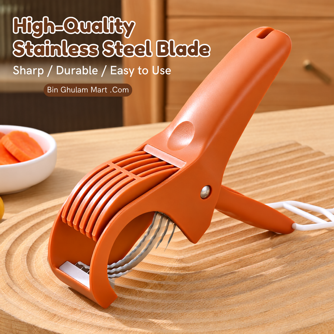 Premium Stainless Steel Multifunctional Fruit & Vegetable Slicer – Effortless Cutting Made Easy