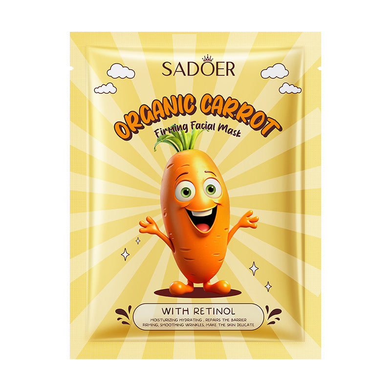 BIOAQUA/SADOER Fruit Plant Extract Moisturizing Glowing , Anti Ageng Deep Repair Hydrating, Radiance Boost, Calming, Skin Care Face Sheet Masks
