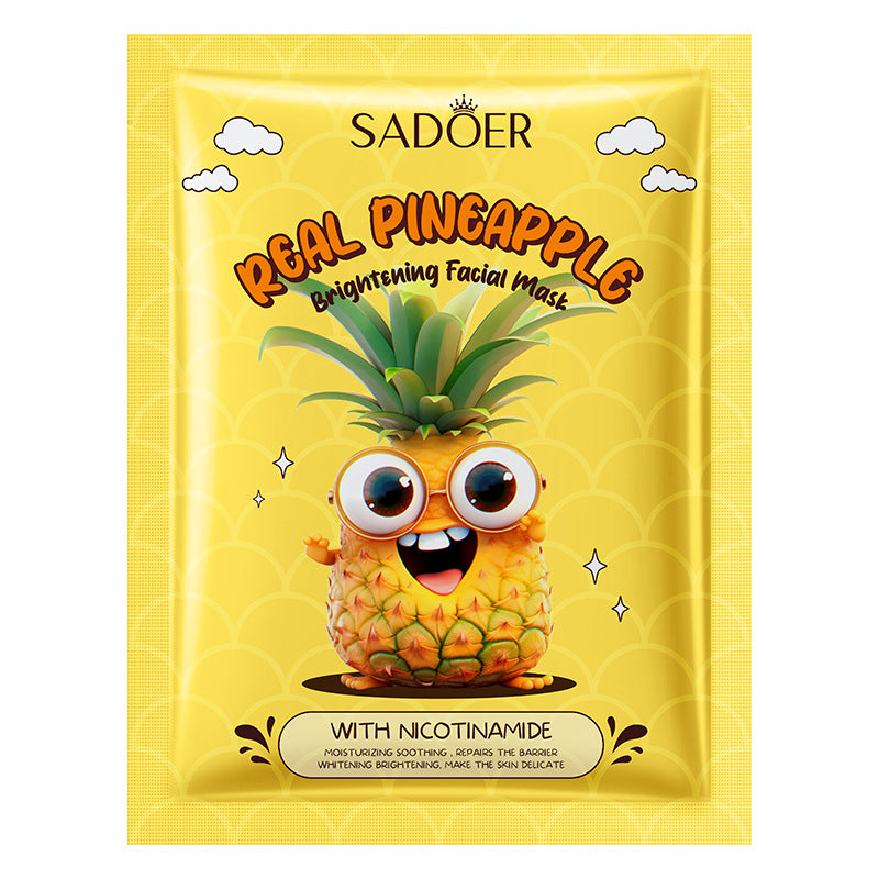 BIOAQUA/SADOER Fruit Plant Extract Moisturizing Glowing , Anti Ageng Deep Repair Hydrating, Radiance Boost, Calming, Skin Care Face Sheet Masks