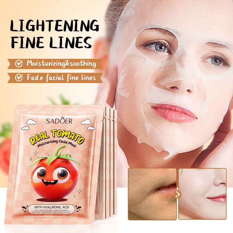 BIOAQUA/SADOER Fruit Plant Extract Moisturizing Glowing , Anti Ageng Deep Repair Hydrating, Radiance Boost, Calming, Skin Care Face Sheet Masks