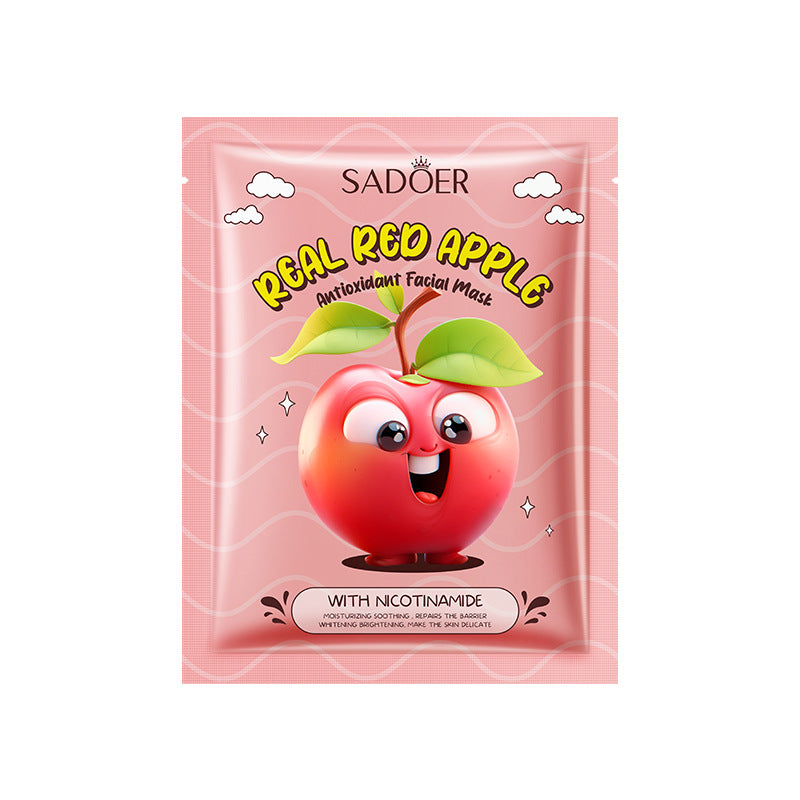 BIOAQUA/SADOER Fruit Plant Extract Moisturizing Glowing , Anti Ageng Deep Repair Hydrating, Radiance Boost, Calming, Skin Care Face Sheet Masks