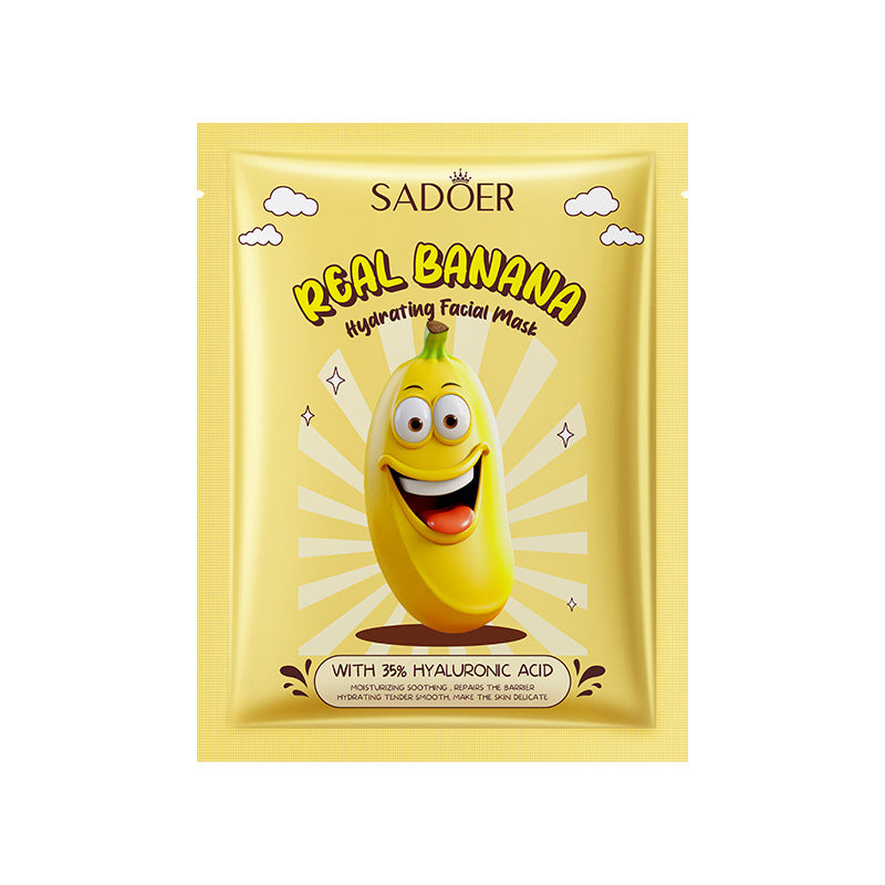 BIOAQUA/SADOER Fruit Plant Extract Moisturizing Glowing , Anti Ageng Deep Repair Hydrating, Radiance Boost, Calming, Skin Care Face Sheet Masks