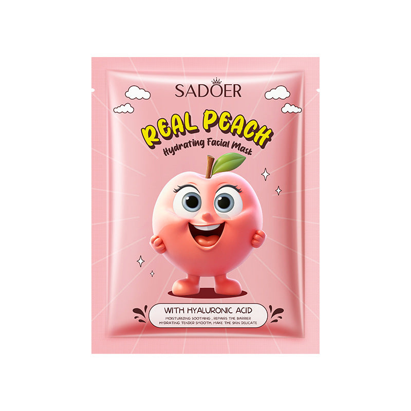 BIOAQUA/SADOER Fruit Plant Extract Moisturizing Glowing , Anti Ageng Deep Repair Hydrating, Radiance Boost, Calming, Skin Care Face Sheet Masks
