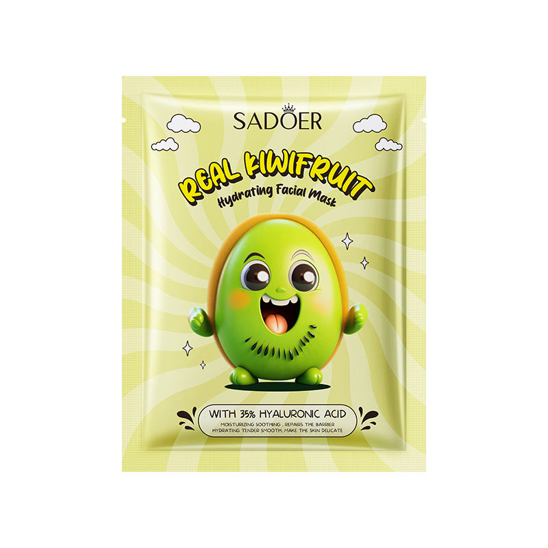 BIOAQUA/SADOER Fruit Plant Extract Moisturizing Glowing , Anti Ageng Deep Repair Hydrating, Radiance Boost, Calming, Skin Care Face Sheet Masks