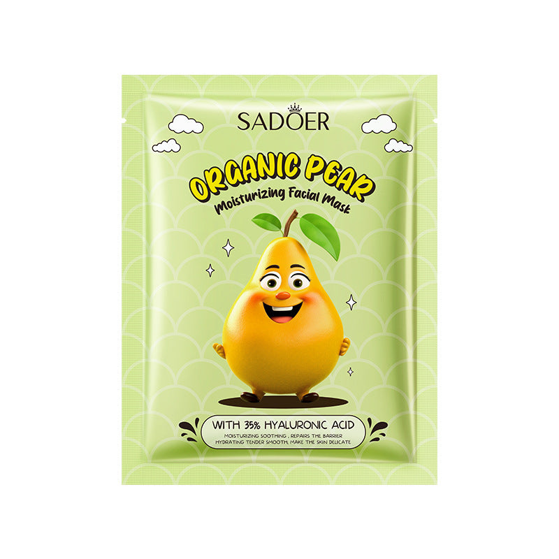 BIOAQUA/SADOER Fruit Plant Extract Moisturizing Glowing , Anti Ageng Deep Repair Hydrating, Radiance Boost, Calming, Skin Care Face Sheet Masks