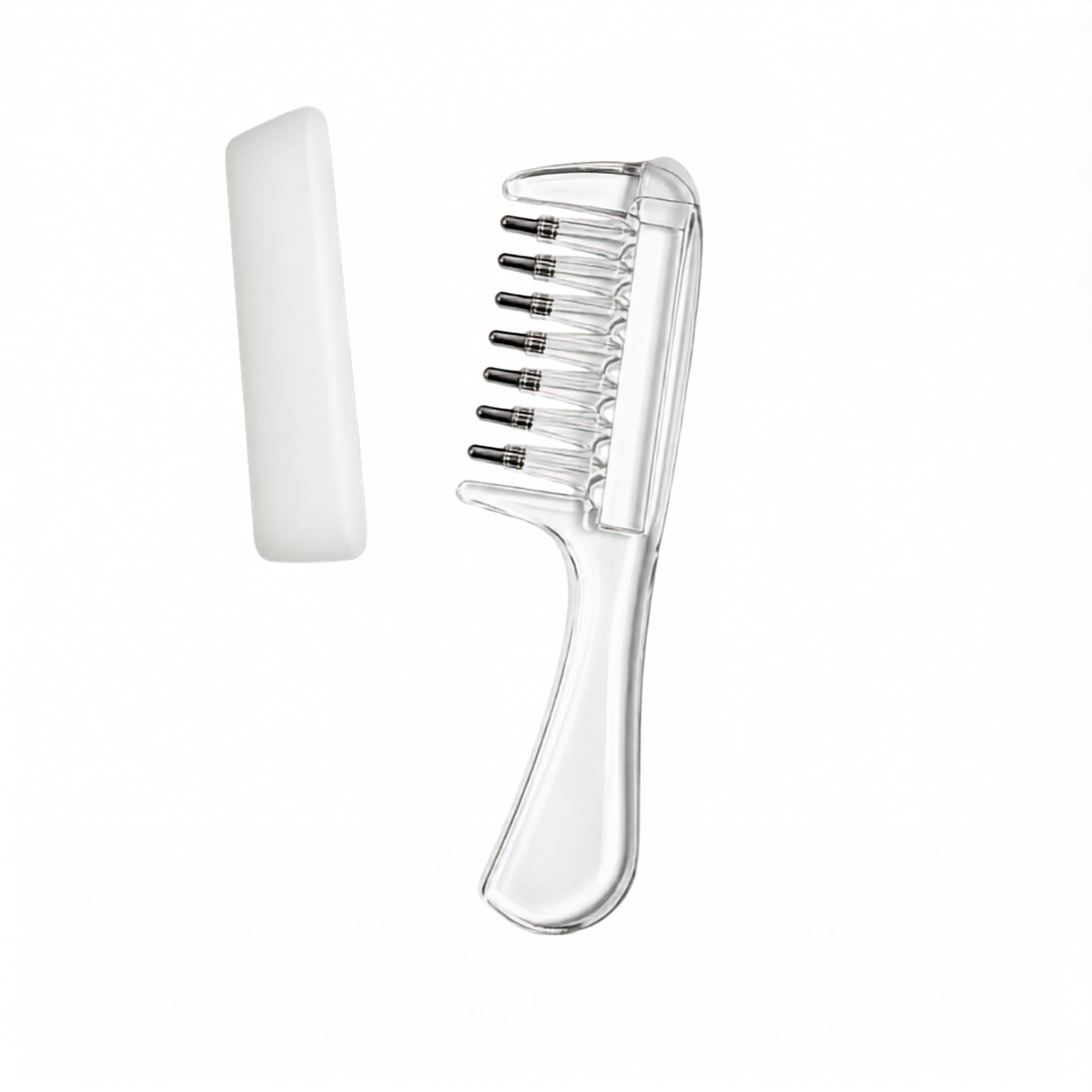 Hair Oil Application Comb, Transparent Liquid Level Storage Hair Root Brush | Roller Ball Liquid Guide | Ensures Even Distribution Of Oil In Hair Roots