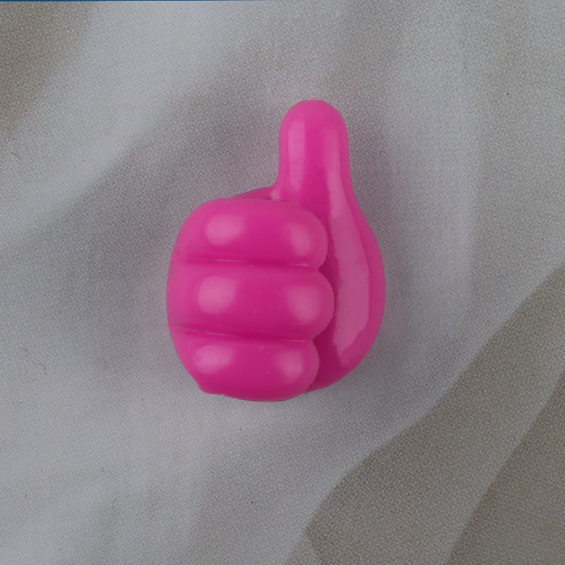Silicone Thumb Wall Hooks – Self-Adhesive Multi-Purpose Hook (Pack Of 10)