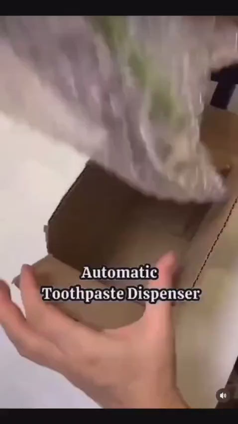 Automatic Toothpaste Dispenser With Toothbrush Holder Organiser Set