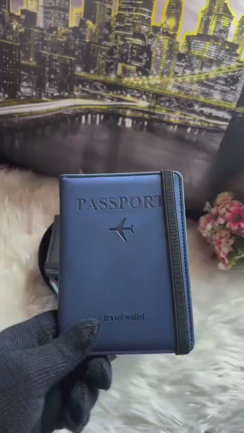 Portable Passport Holder, Cash and Cards Wallet Waterproof, Passport Wallet For Men And Women.