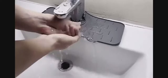 Silicone Sink Drainage Pad-Non Skid Faucet Mat for Kitchen and Bathroom